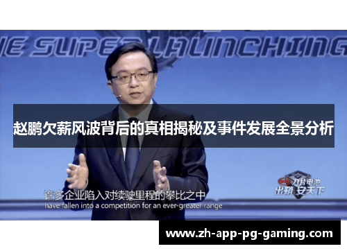 赵鹏欠薪风波背后的真相揭秘及事件发展全景分析