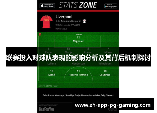 联赛投入对球队表现的影响分析及其背后机制探讨